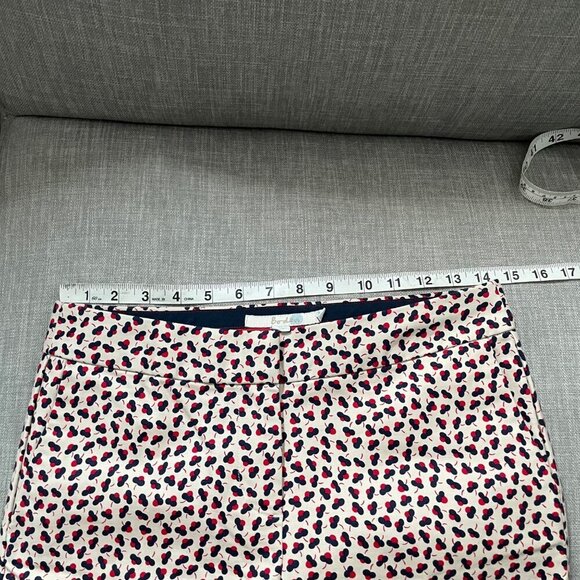 Boden Multicolor Polka Dot Cropped Career Pants Women's Size 4P Classic Office - Picture 6 of 8